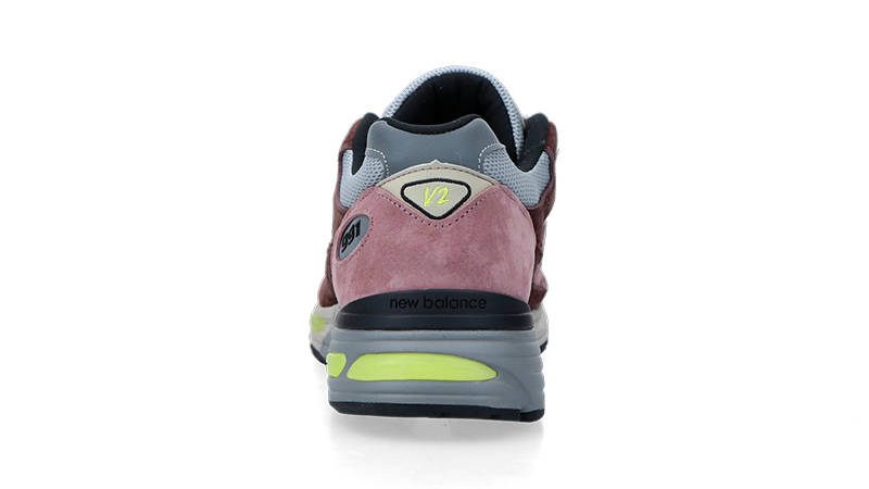 New Balance 991v2 Made in UK Rosewood U991MG2 Back
