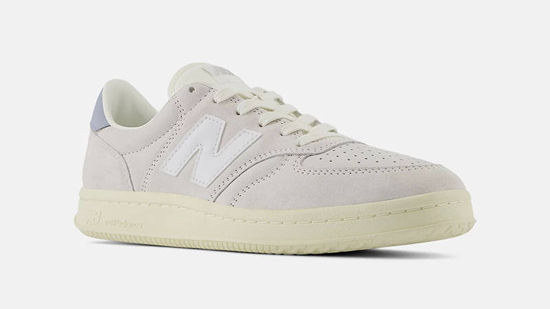 New Balance T500 White Arctic Grey side
