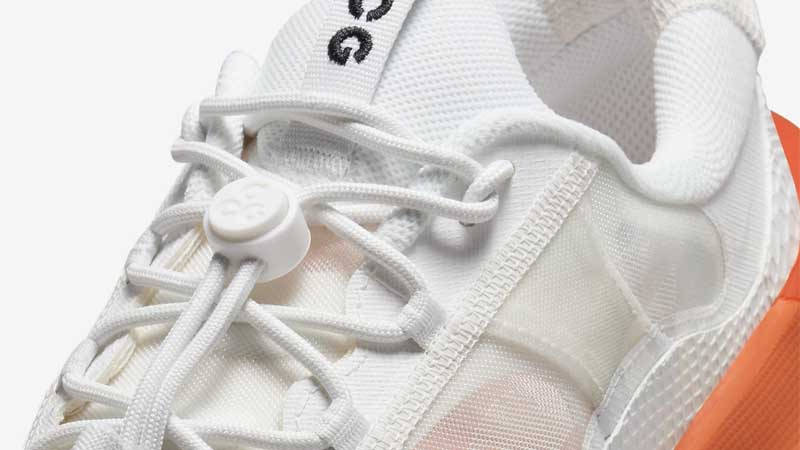 Nike ACG Mountain Fly 2 Low White Orange Top Closeup
