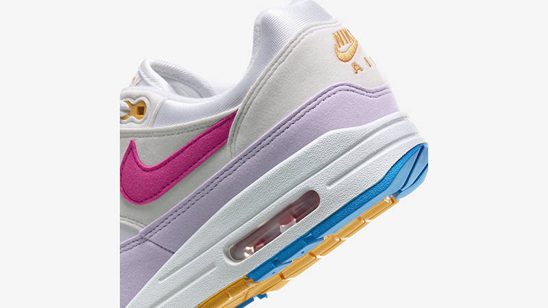 Nike Air Max 1 White Alchemy Pink heel