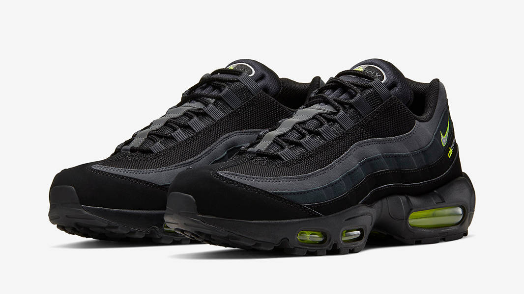 Nike Air Max 95 Retro Logo Black Volt CV1635-002 Side