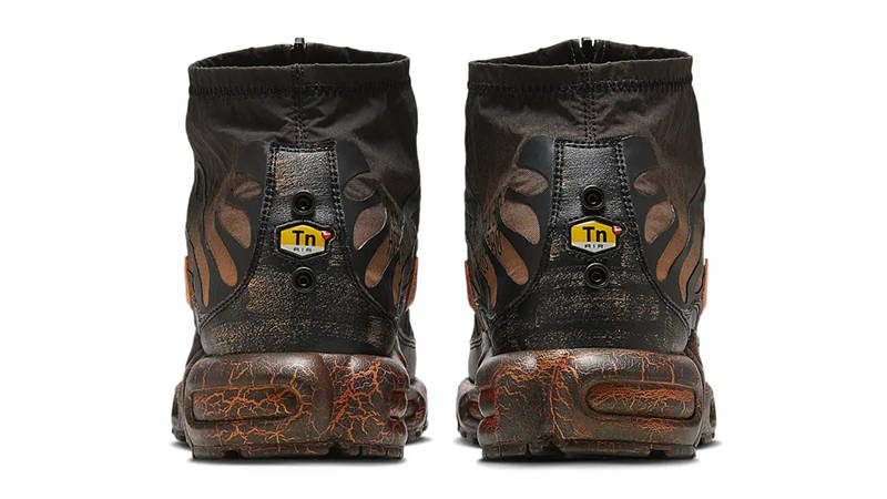 Nike Air Max Plus Hiker Boot Patina Black Orange Back 2