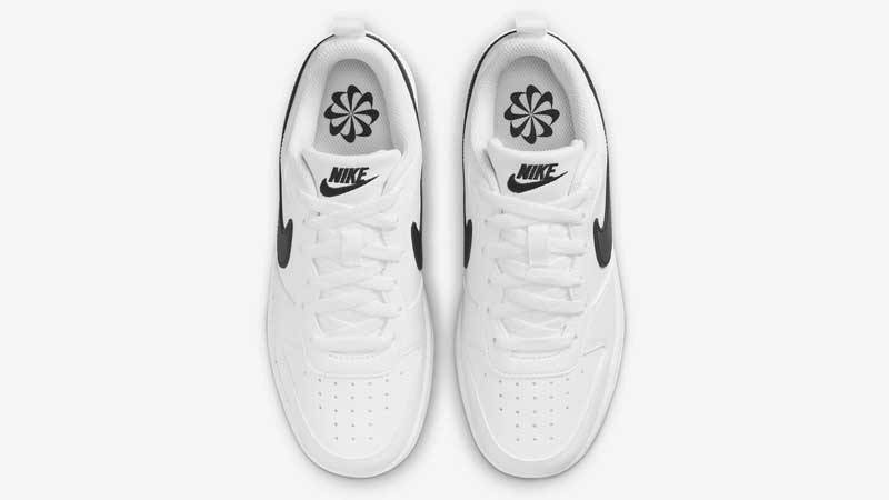 Nike Court Borough Low Recraft GS White Black Middle