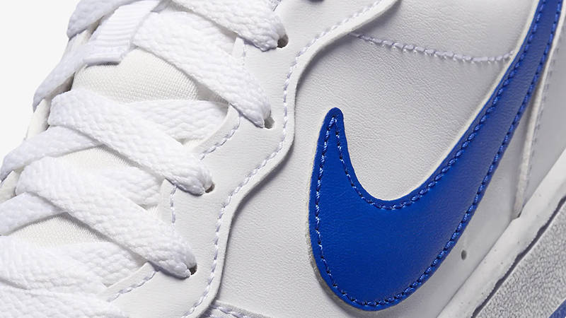 Nike Court Borough Low Recraft GS White Hyper Royal DV5456-110 Detail
