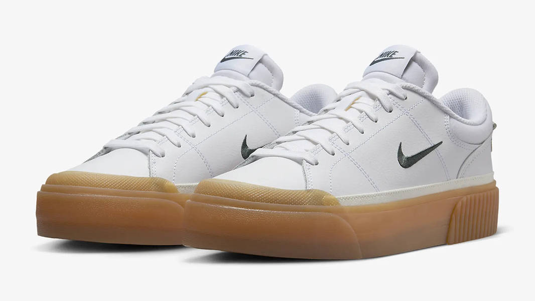 Nike Court Legacy Lift White Gum Green FV5526-100 Side