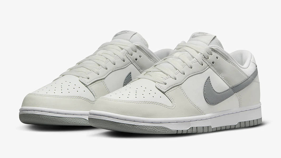 Nike Dunk Low Retro White Light Smoke Grey DV0831-106 Side