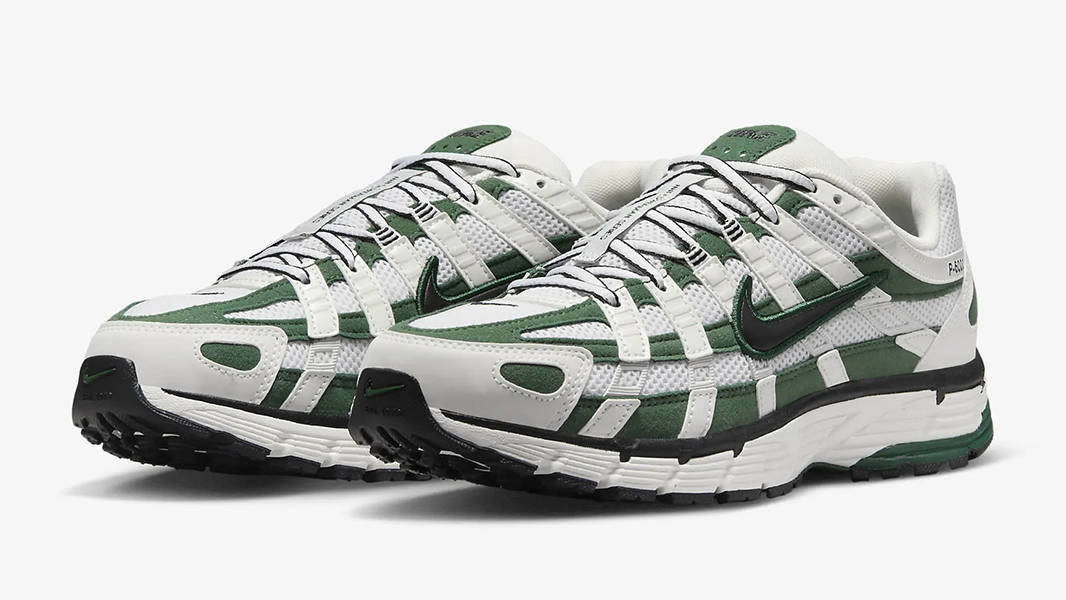 Nike P-6000 White Black Fir HF5388-100 Side