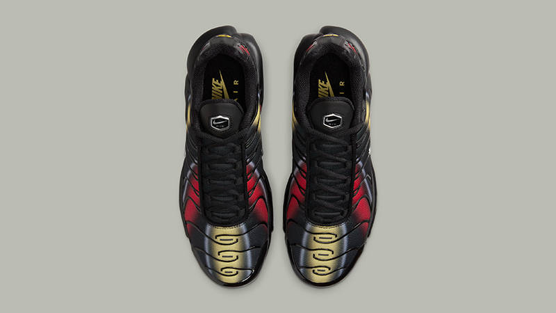 Nike TN Air Max Plus Saturn Gold Salsa Red HF9989-001 Top