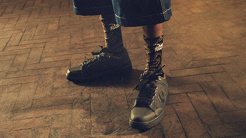 Patta x Converse Weapon Black on foot