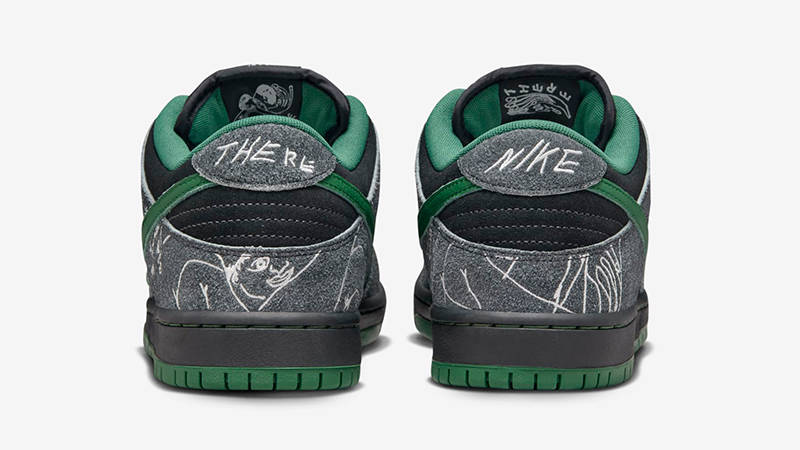 靴 Nike Dunk Low There Skateboards 26cm Nike SB x There Skateboards Dunk Low Shoes - Black / Gorge