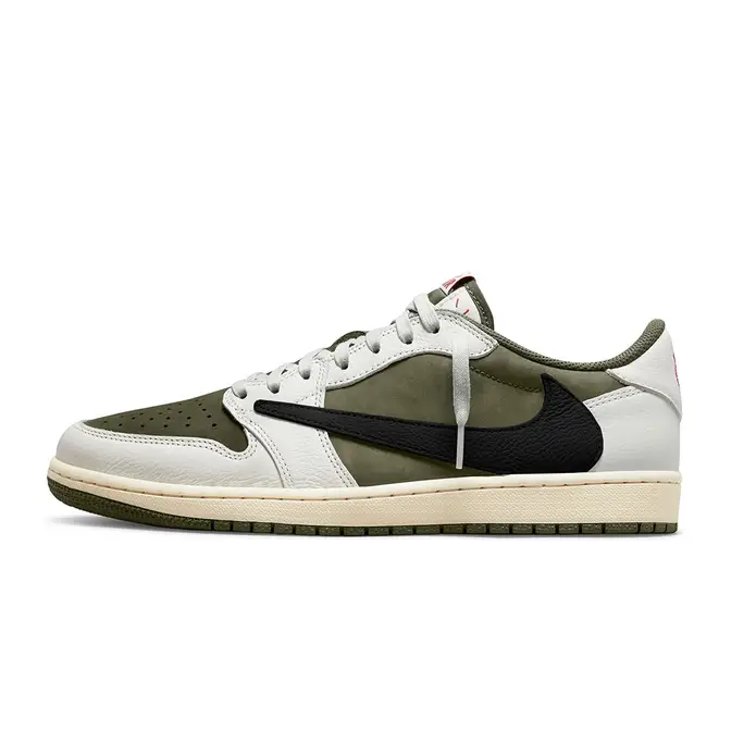 Travis Scott x Air Jordan 1 Low OG Medium Olive | DM7866-200 | The Sole ...