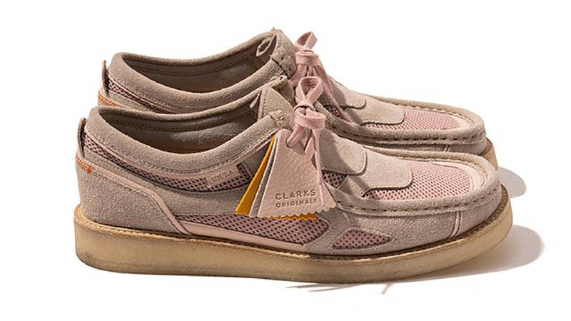 Union LA x Clarks Wallabee Cream Pink Side 2
