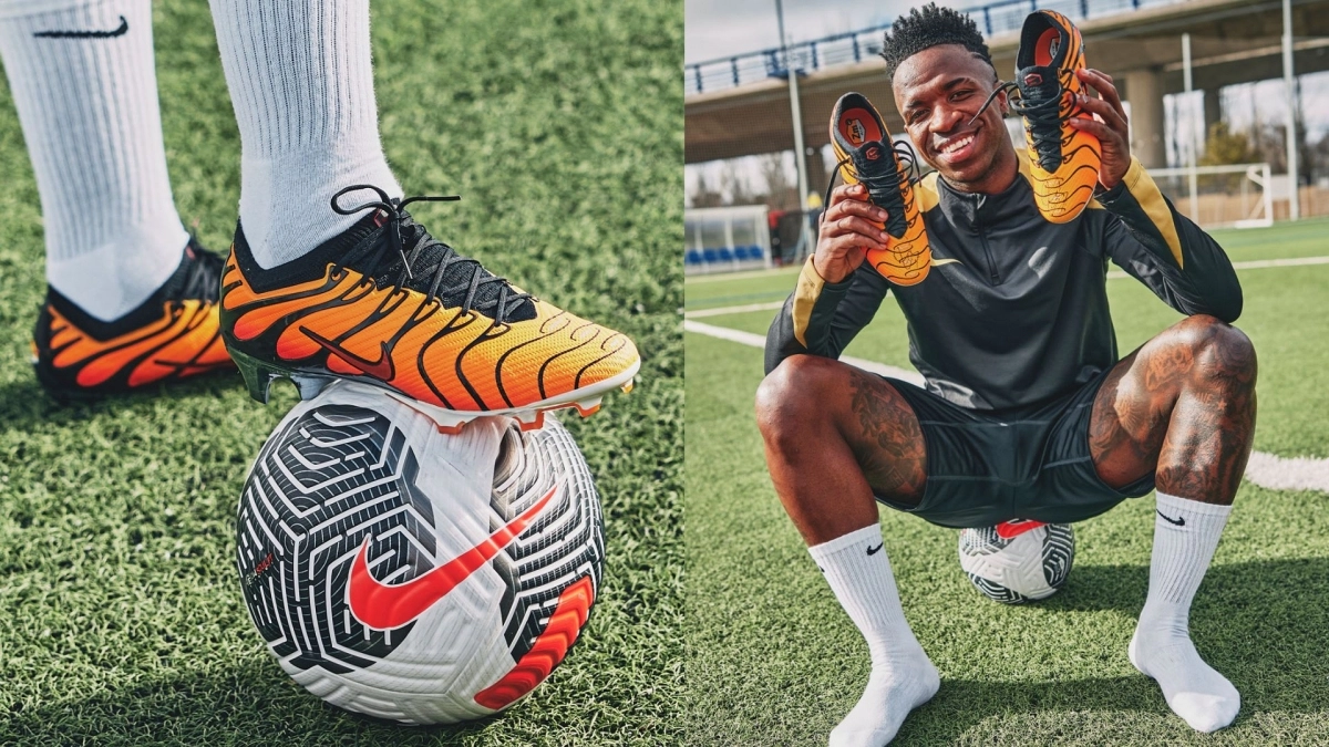 Vinicius Jr. Teases A New Air Max Plus Inspired Football Boot Set To Drop Next Week