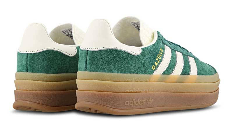 adidas Gazelle Bold Collegiate Green White Back
