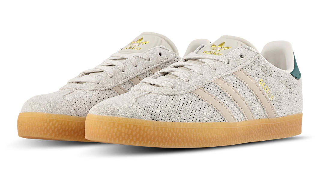 adidas Gazelle GS Alumina Wonder Beige Green IF7156 Front
