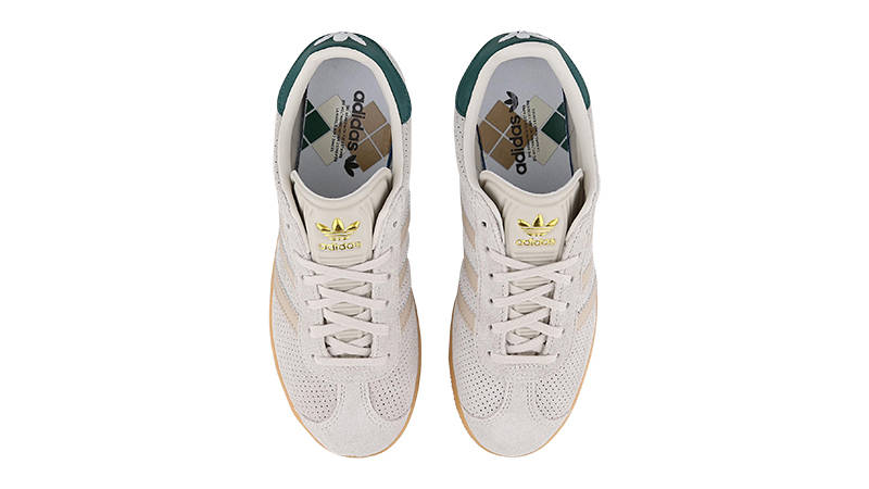 adidas Gazelle GS Alumina Wonder Beige Green IF7156 Top