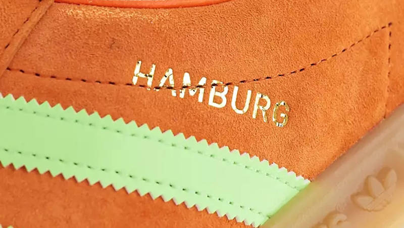 adidas Hamburg Orange Yellow Detail 2