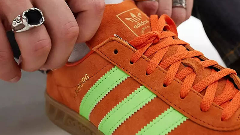 adidas Hamburg Orange Yellow Detail