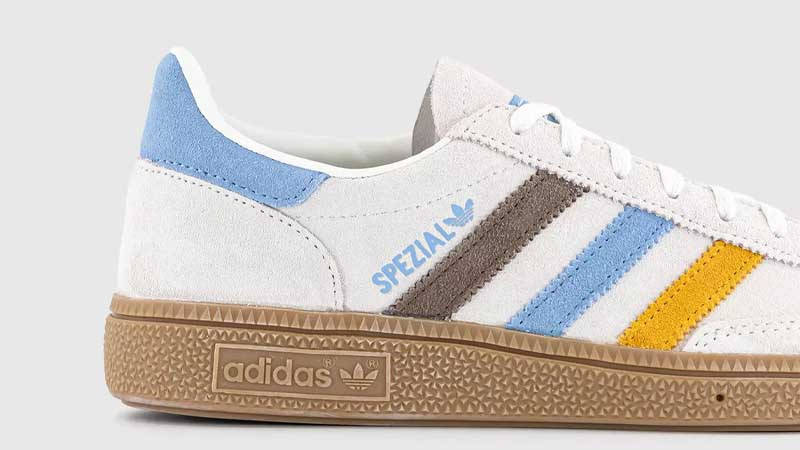 adidas Handball Spezial White Blue Earth Strata Closeup