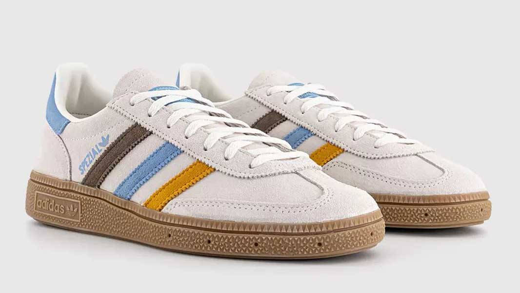 adidas Handball Spezial White Blue Earth Strata Front