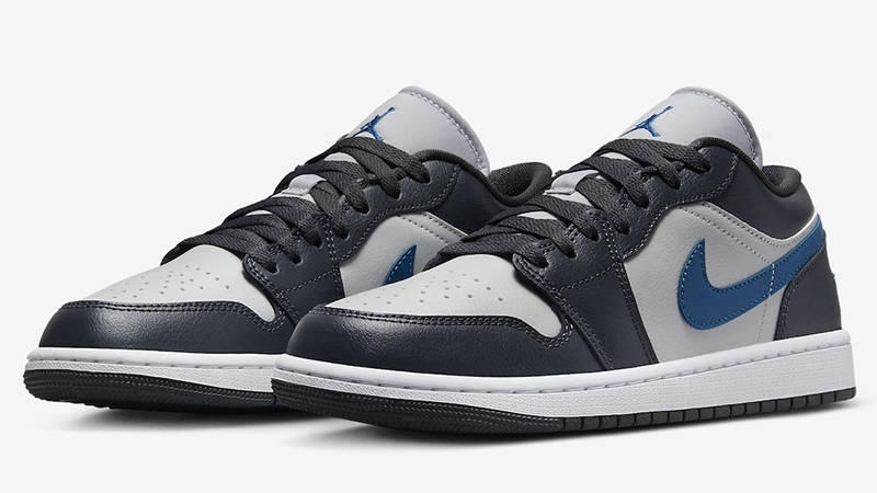 Air Jordan 1 Low Anthracite Industrial Blue front