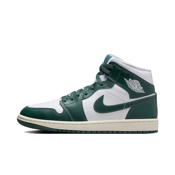Air Jordan 1 Mid Green Sail