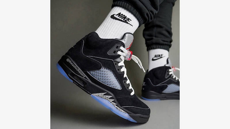 air jordan v black metallic