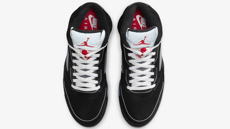 black metallic jordan 5s