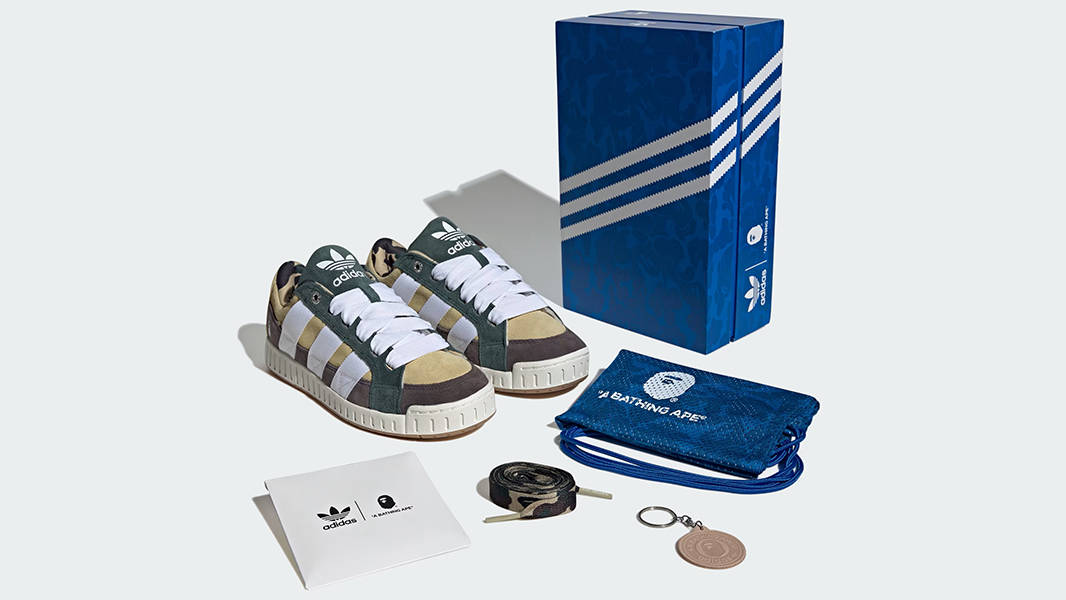 BAPE x adidas LWST Sand IE6118 Side