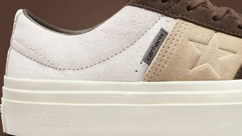 Carhartt WIP x Converse One Star Pro Low Dark Earth Starfish A09656C Detail 2
