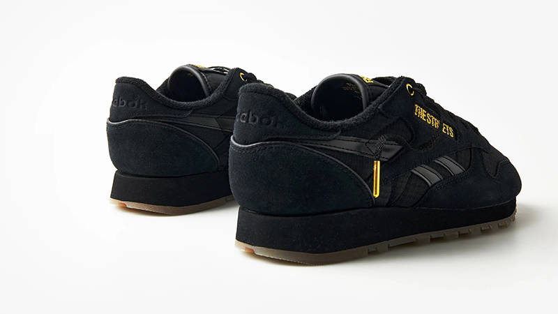 END. x Reebok Classic Leather Black Gold IE5902 Back