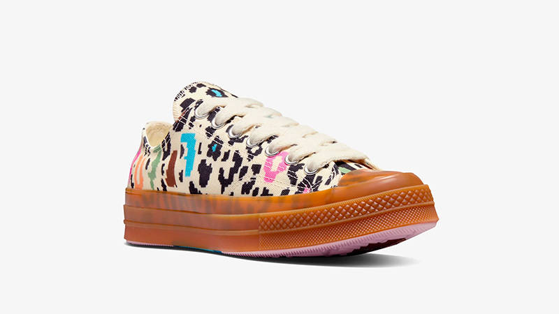 Golf Le Fleur x Converse Chuck 70 Digital Leopard Tan side