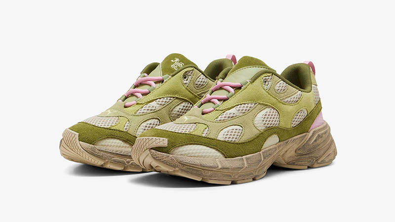 KidSuper x Puma Velophasis Nu Olive Green front