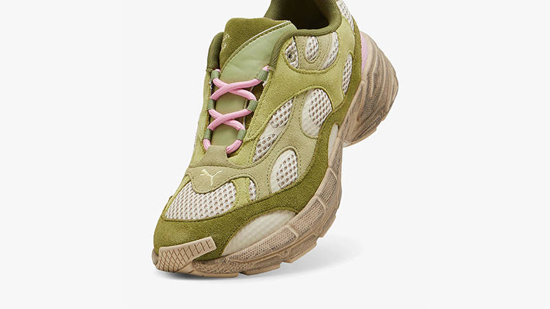 KidSuper x Puma Velophasis Nu Olive Green side