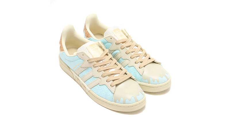 Melting Sadness x adidas Campus Halo Mint Cream front