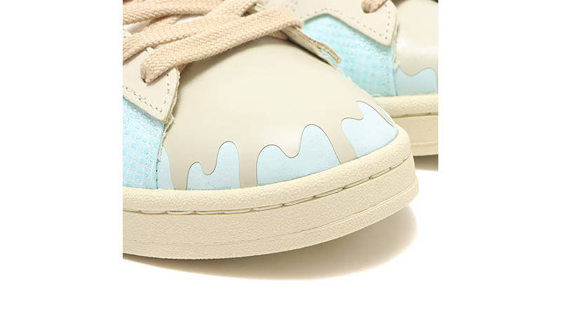 Melting Sadness x adidas Campus Halo Mint Cream toe