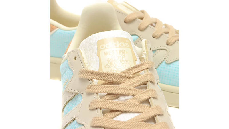 Melting Sadness x adidas Campus Halo Mint Cream tongue