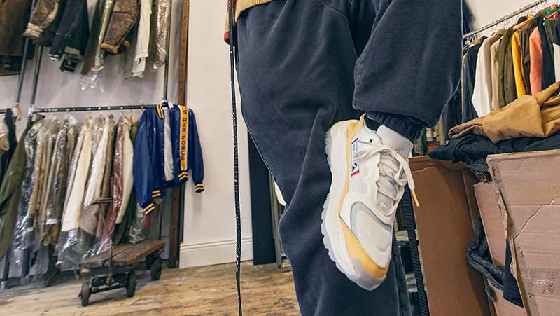 Nigel Cabourn x adidas Orange Sail Front