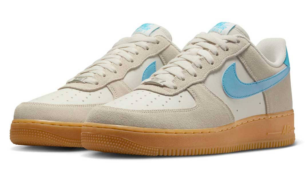 Nike Air Force 1 Low Blue Grey Gum Front