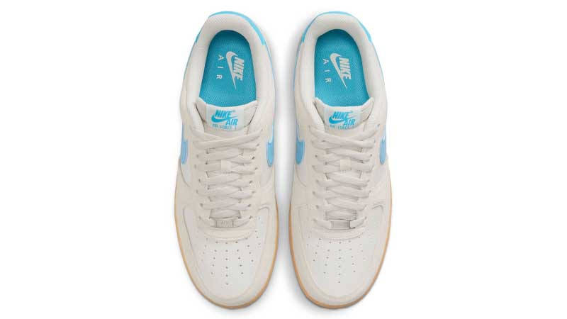 Nike Air Force 1 Low Blue Grey Gum Middle