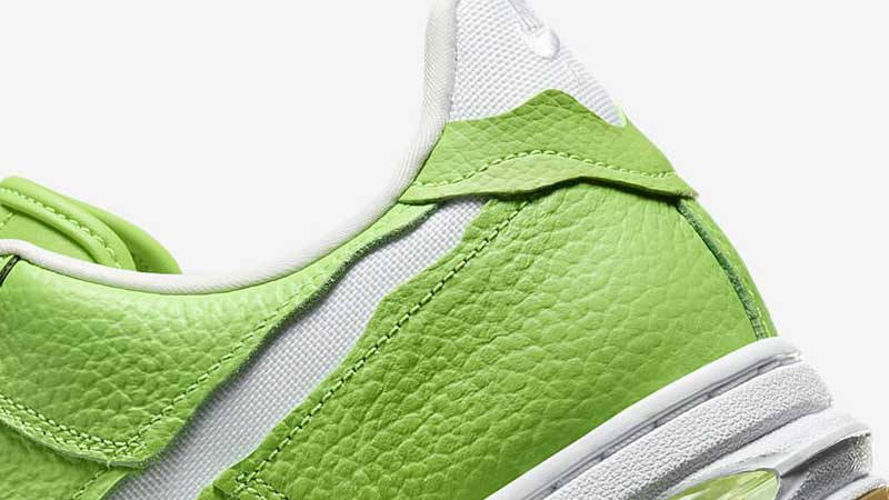 Nike Air Force 1 Low Evo Green Gum Closeup