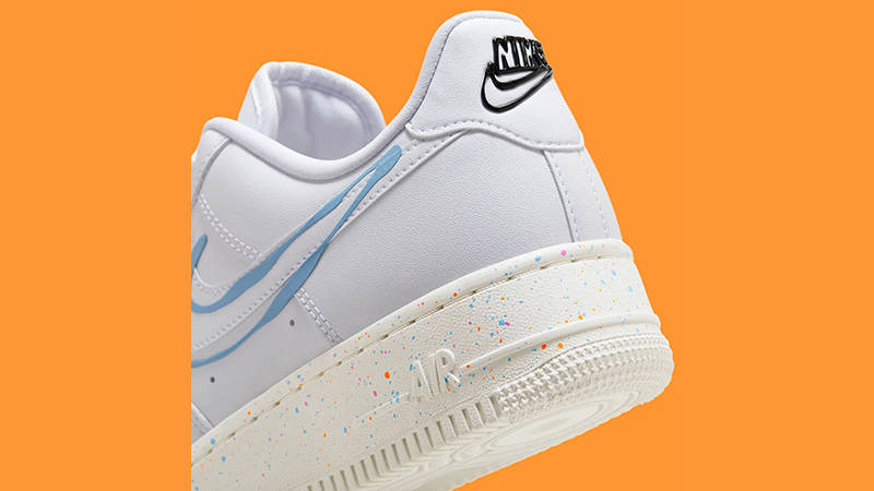 Nike Air Force 1 Low Neon Paint heel