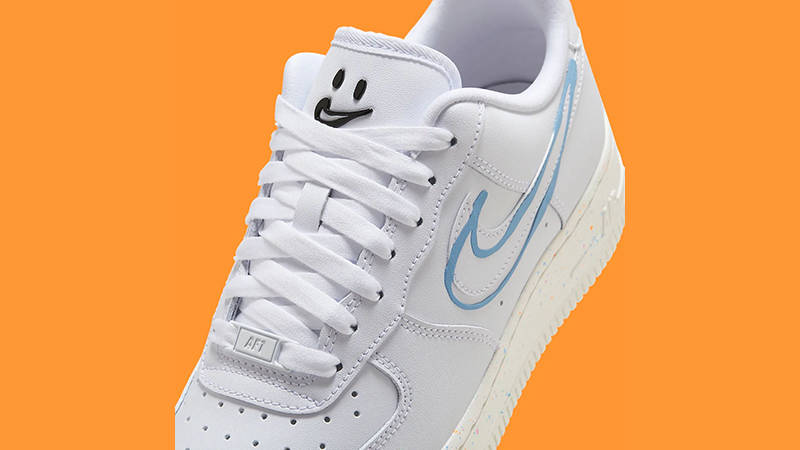 Nike Air Force 1 Low Neon Paint lace area