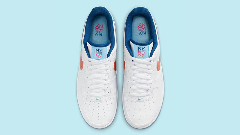 Nike Air Force 1 Low NY vs NY White Blue HF4833-100 middle