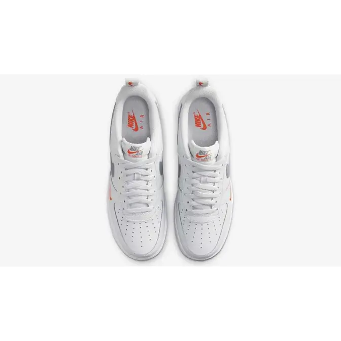 Nike Air Force 1 Low White Grey Orange | Where To Buy | HF3836-001 ...