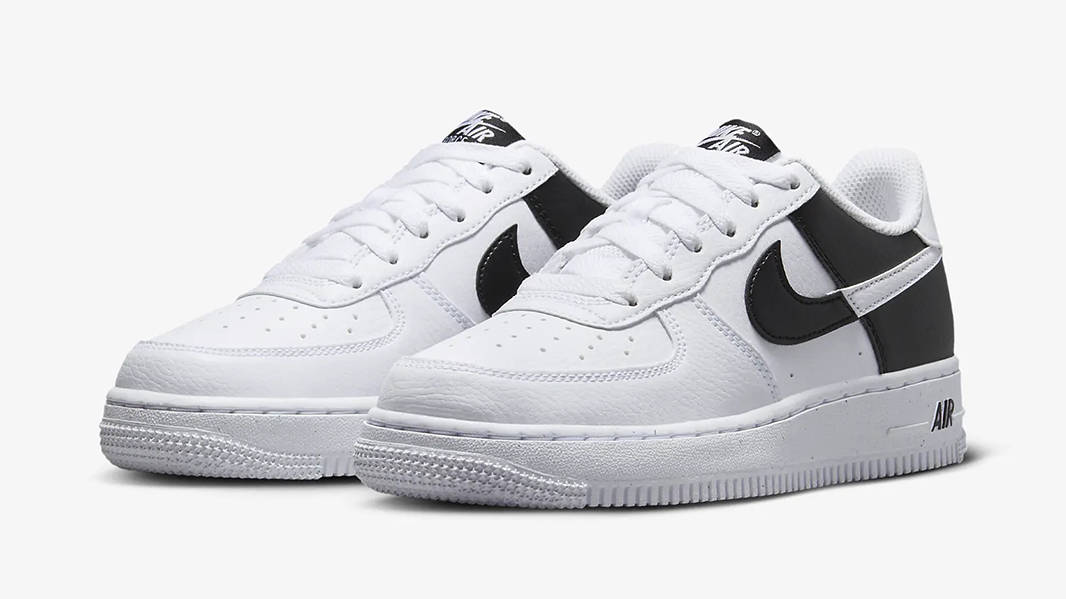 Nike Air Force 1 Next Nature GS White Black HF9096-100 Side