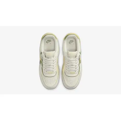 Nike Air Force 1 Shadow Pale Ivory Oil Green FN6335-101 Top