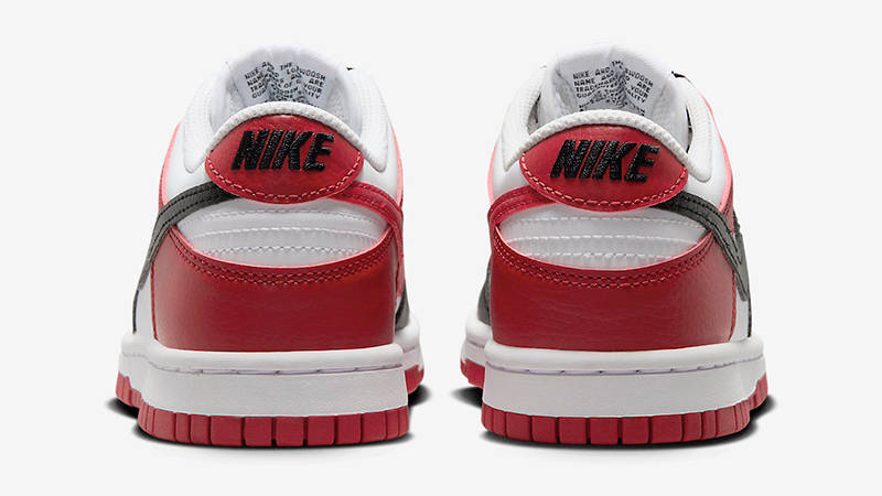 Nike Dunk Low GS Black Toe HF9980-600 Back