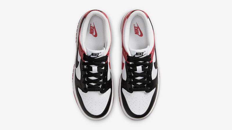 Nike Dunk Low GS Black Toe HF9980-600 Top