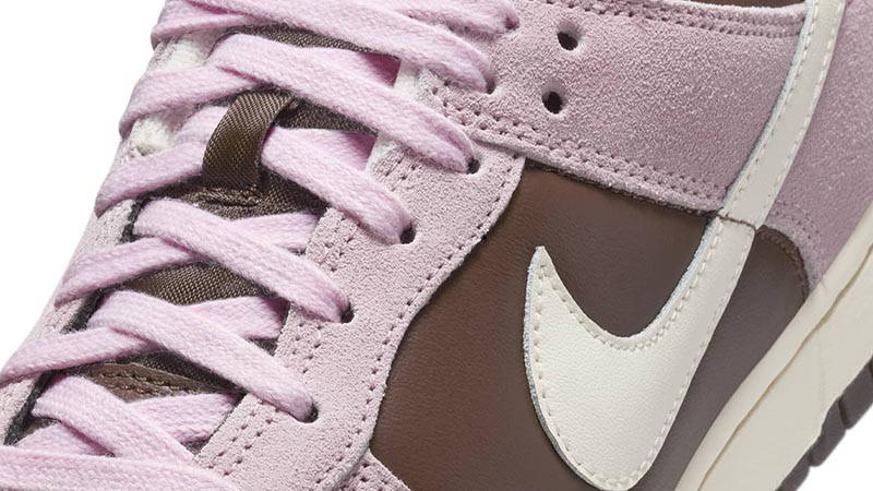 Nike Dunk Low Neapolitan Pink Side Closeup